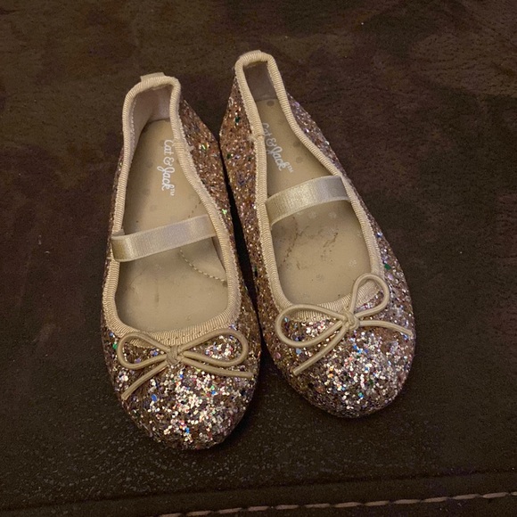 Cat & Jack Shoes Cat Jack Glitter Ballet Flats Poshmark
